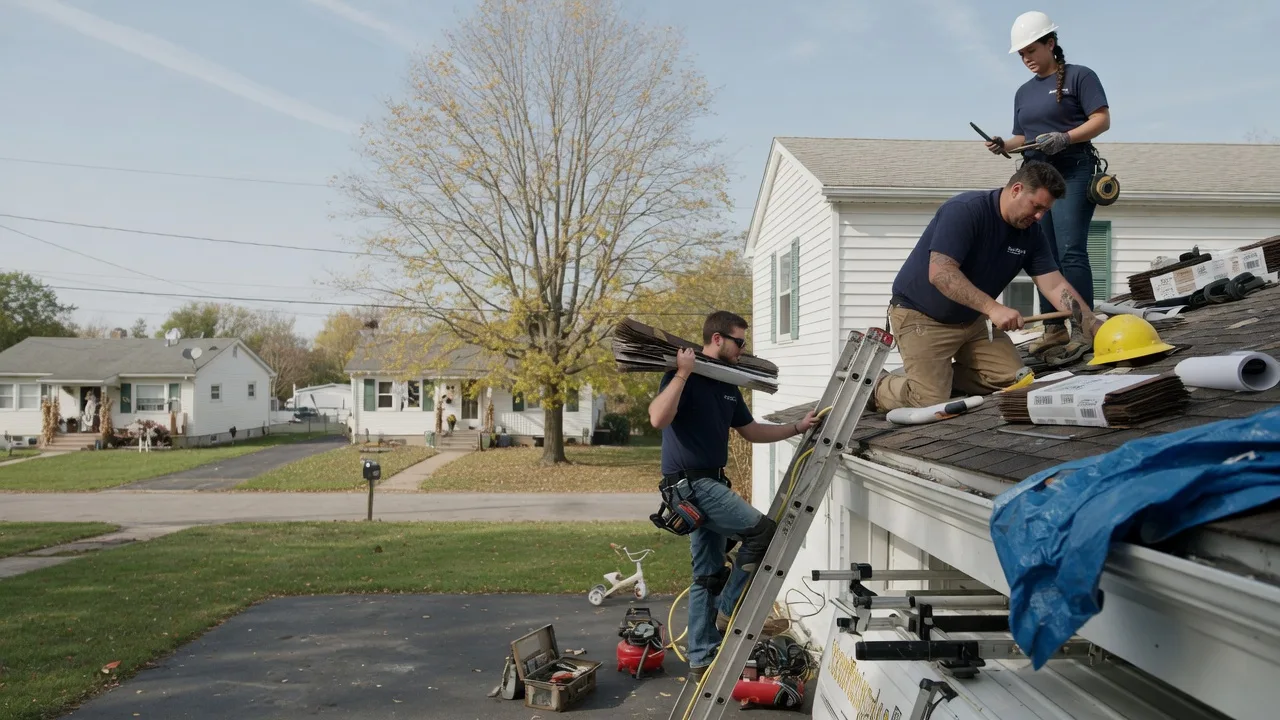 Local Roofing Contractors in Lansing, IL near me